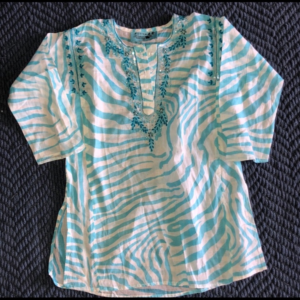 🎉 Host Pick 🎉 kids zebra coverup